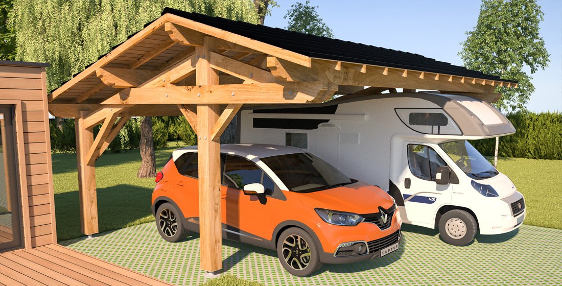 Protéger sa moto avec un carport