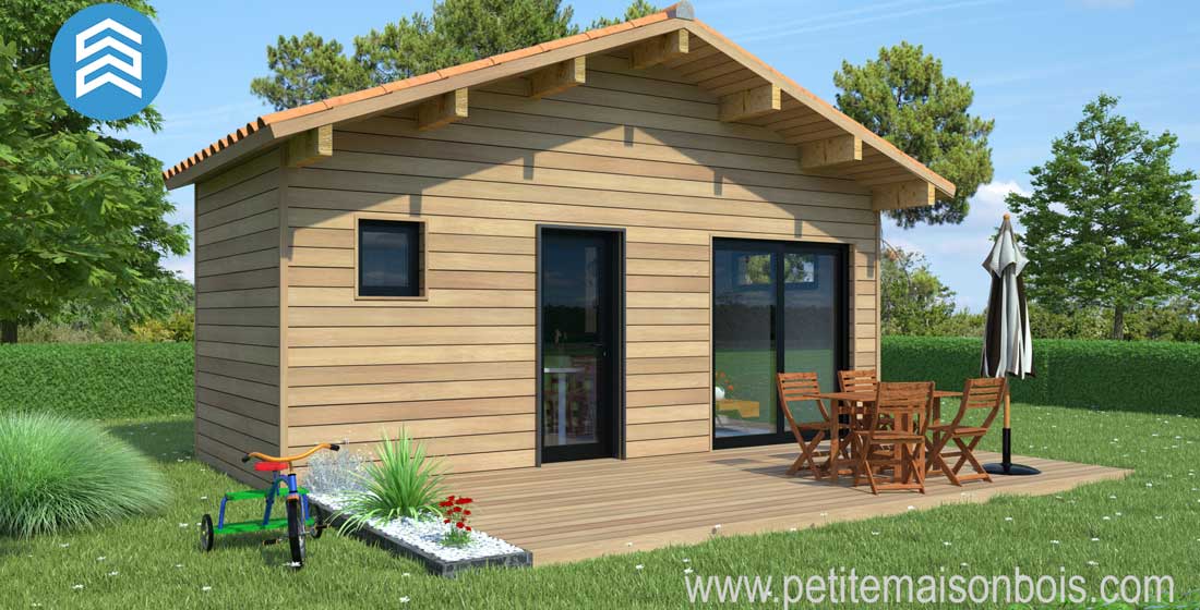 Chalet en bois habitable sans permis de construire