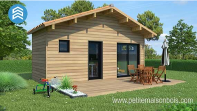 chalet habitable pour un camping