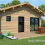 chalet habitable pour un camping