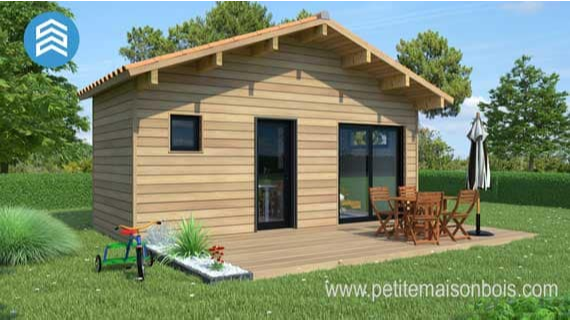 chalet habitable pour un camping