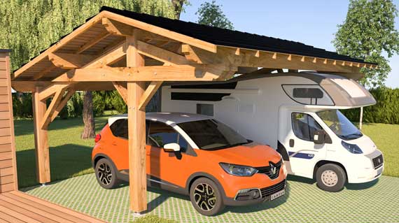 Carport bois