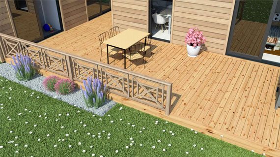 Terrasse en bois